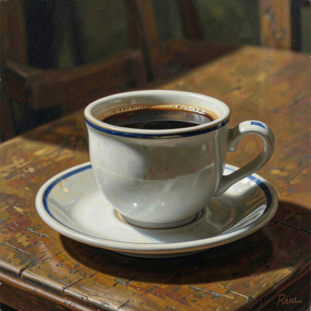 Tea Time artwork by Louise